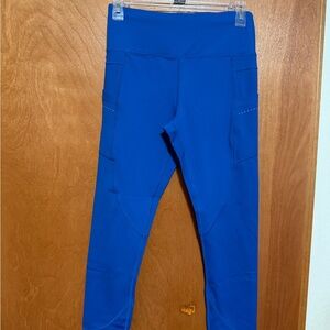 Zyia Vibrant Blue Leggings with pockets